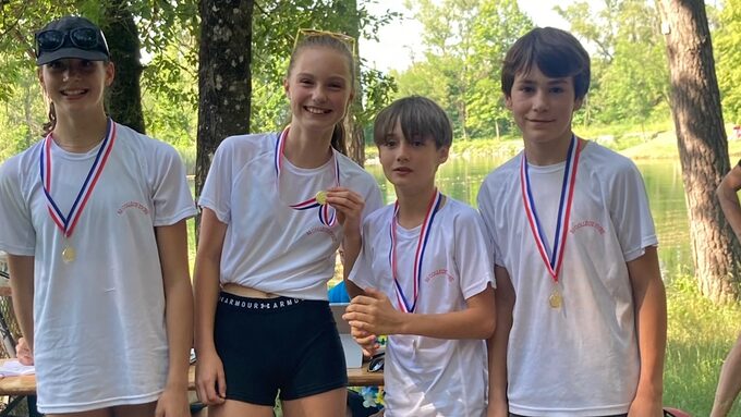 L'équipe Benjamine : gagnante du raid